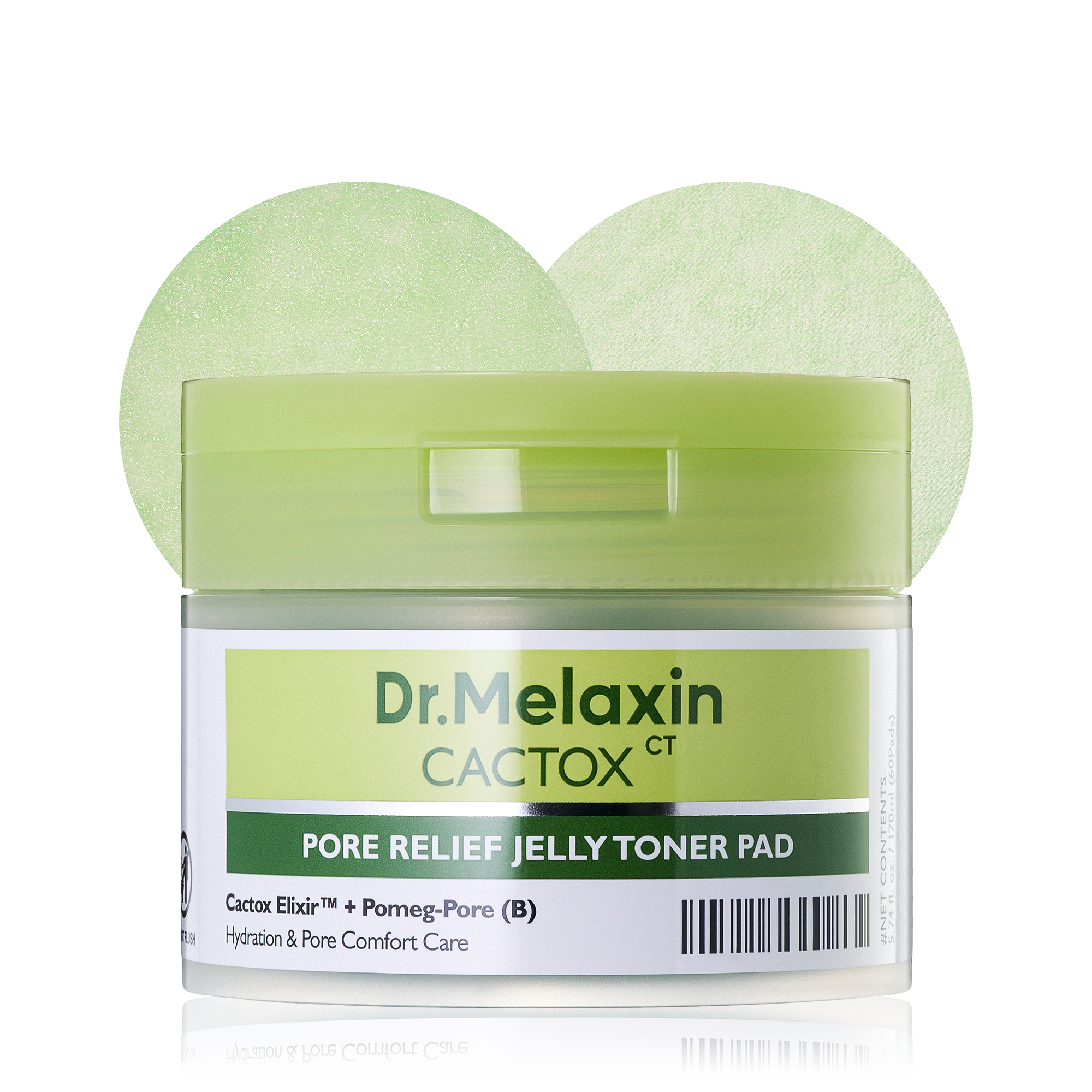 Cactox Pore Relief Jelly Toner 60 Pads